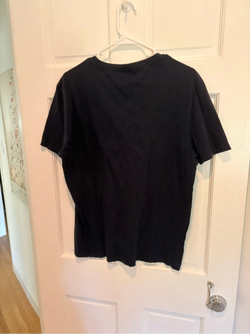 Gucci Men's Vintage Navy Crew Neck Logo T-Shirt
